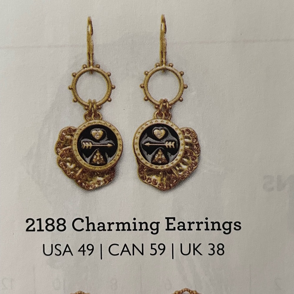 Charming earrings nwot #2188 F20